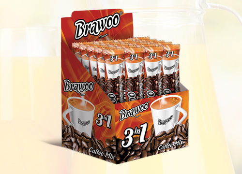 Brawoo 3 in 1 Hazır Karışık Kahve