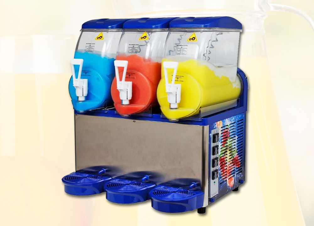 Üçlü Slush Buzlaş Makinesi